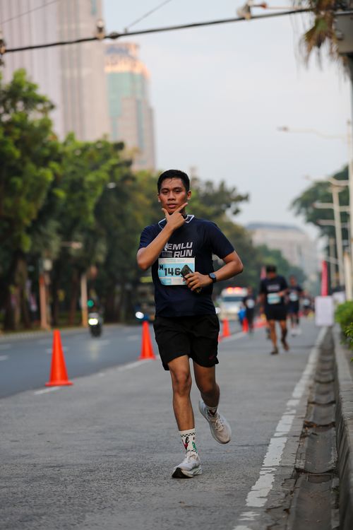Race photo from KEMLU RUN 2025