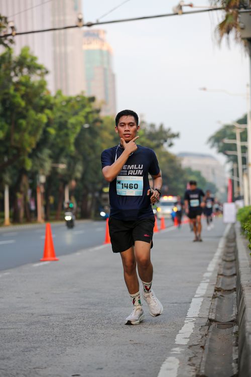 Race photo from KEMLU RUN 2025
