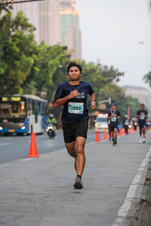 Race photo from KEMLU RUN 2025