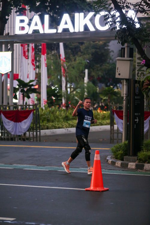 Race photo from KEMLU RUN 2025