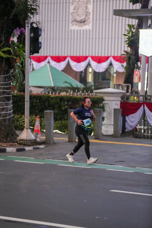 Race photo from KEMLU RUN 2025