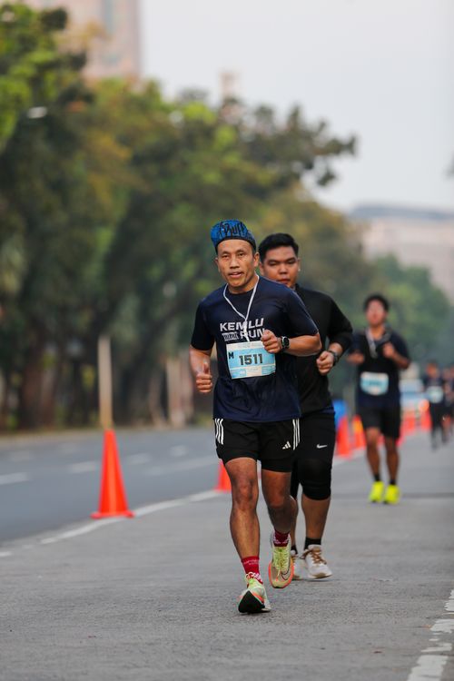 Race photo from KEMLU RUN 2025