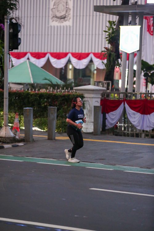 Race photo from KEMLU RUN 2025