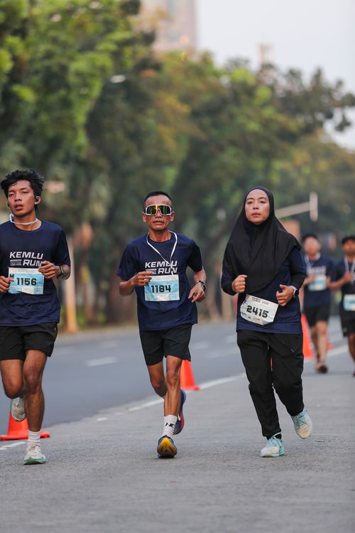 Race photo from KEMLU RUN 2025