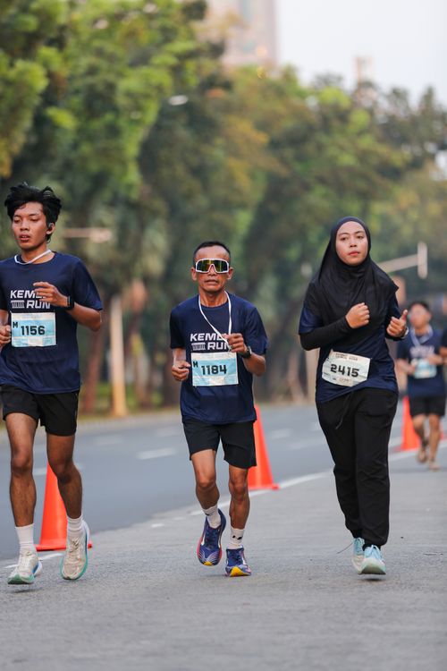 Race photo from KEMLU RUN 2025