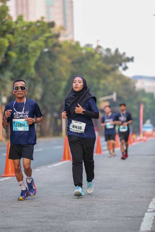 Race photo from KEMLU RUN 2025