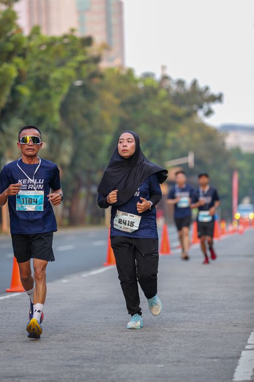 Race photo from KEMLU RUN 2025