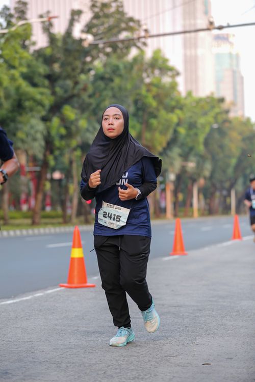 Race photo from KEMLU RUN 2025