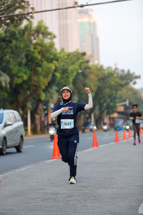 Race photo from KEMLU RUN 2025