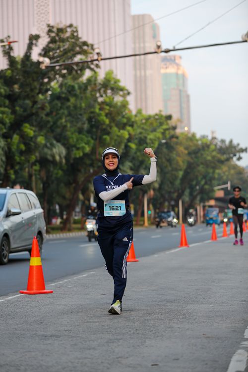 Race photo from KEMLU RUN 2025