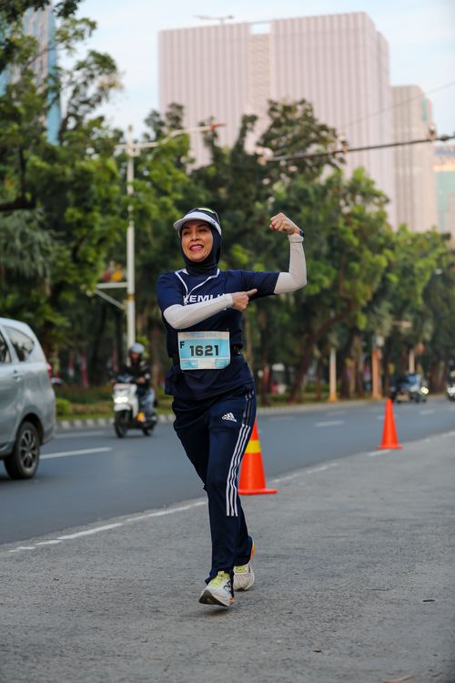 Race photo from KEMLU RUN 2025