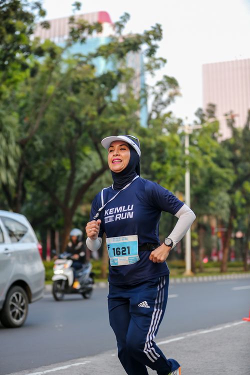 Race photo from KEMLU RUN 2025