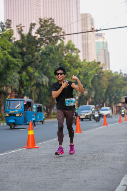 Race photo from KEMLU RUN 2025