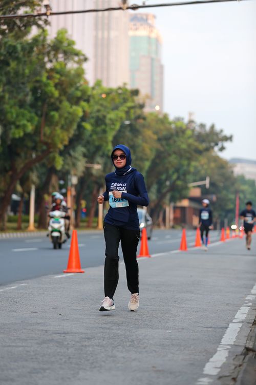 Race photo from KEMLU RUN 2025