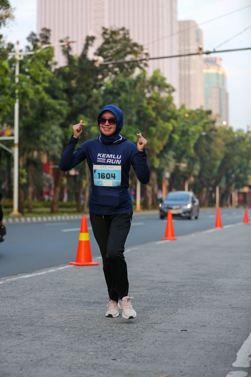 Race photo from KEMLU RUN 2025