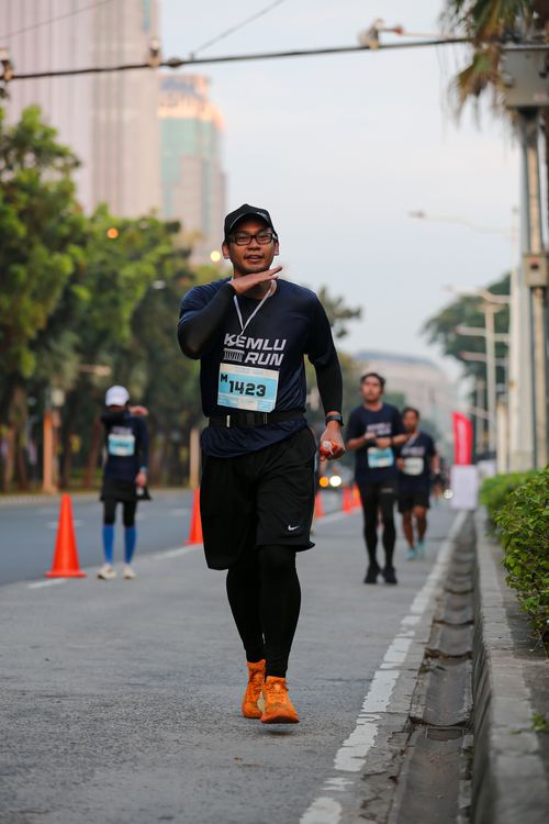 Race photo from KEMLU RUN 2025