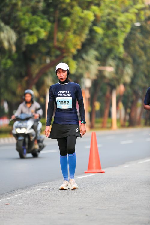 Race photo from KEMLU RUN 2025