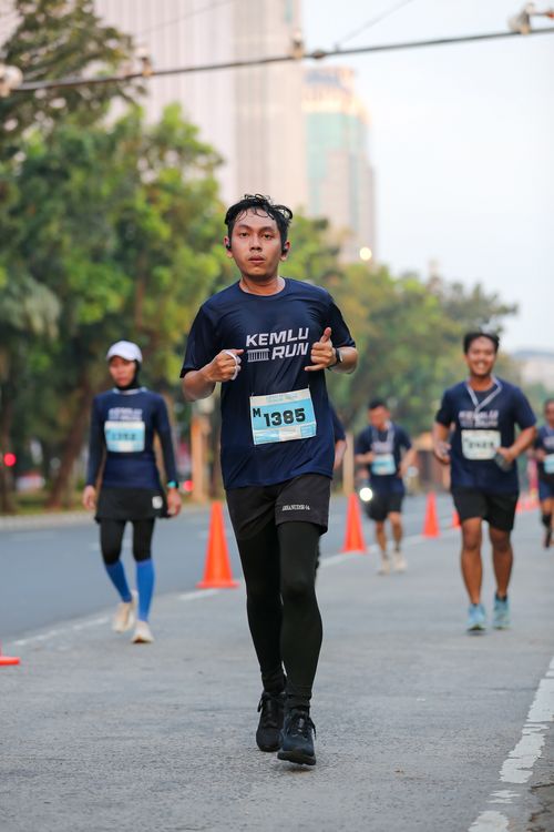 Race photo from KEMLU RUN 2025