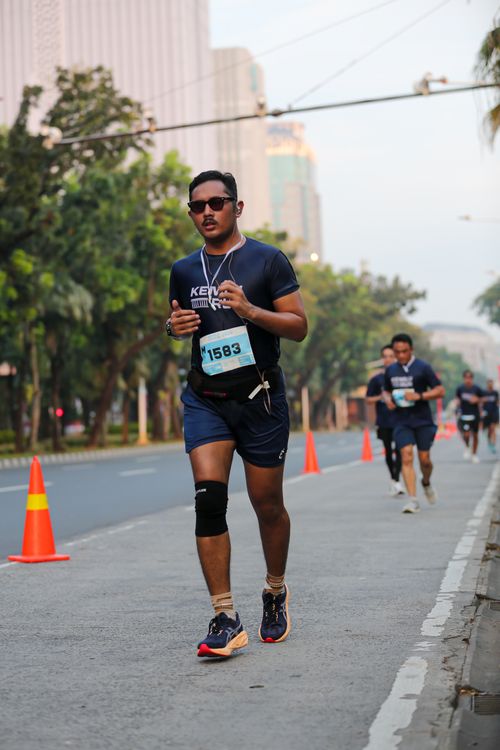 Race photo from KEMLU RUN 2025