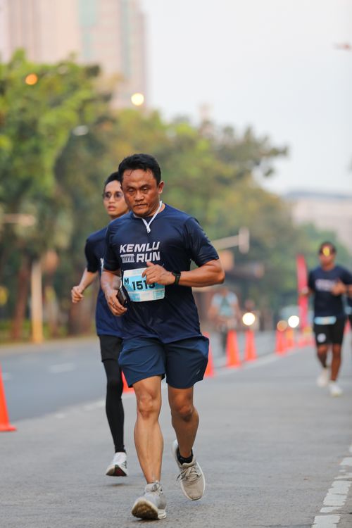 Race photo from KEMLU RUN 2025