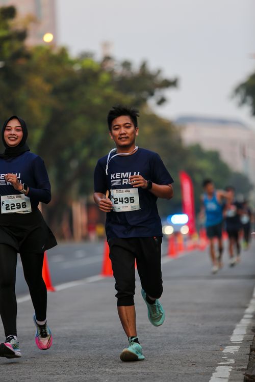Race photo from KEMLU RUN 2025