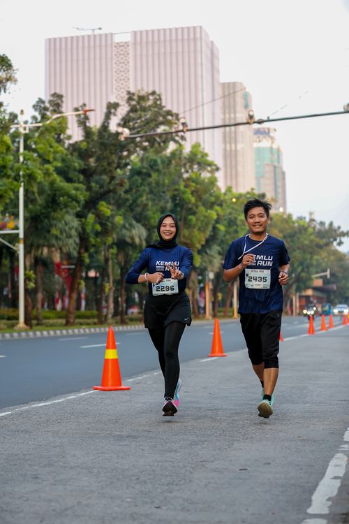 Race photo from KEMLU RUN 2025