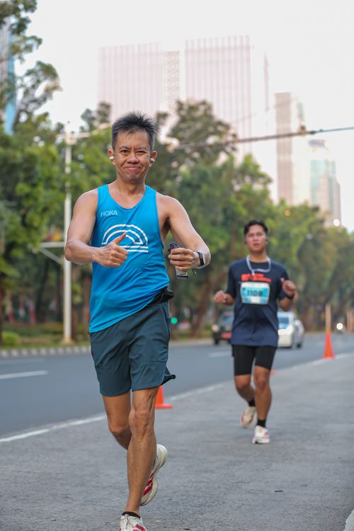 Race photo from KEMLU RUN 2025
