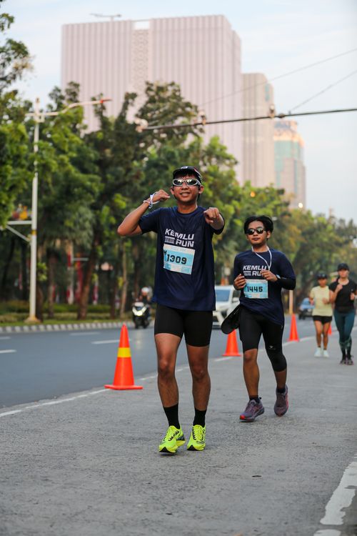 Race photo from KEMLU RUN 2025