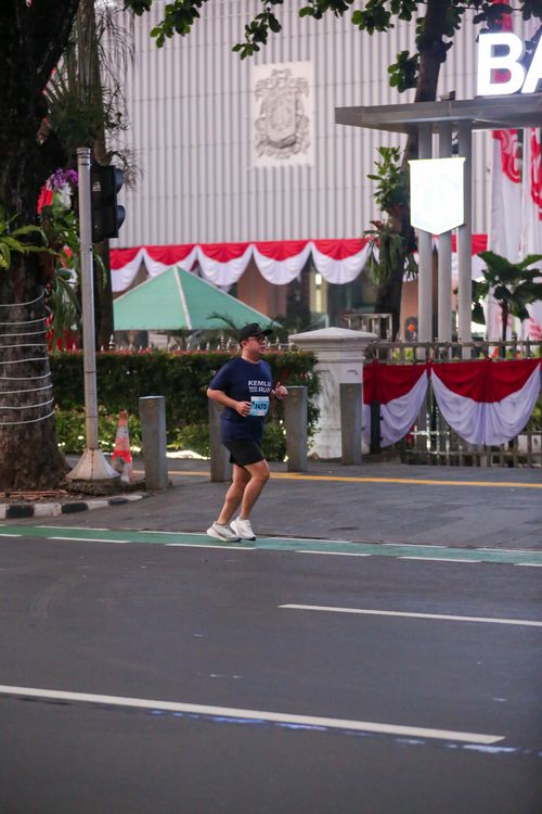 Race photo from KEMLU RUN 2025