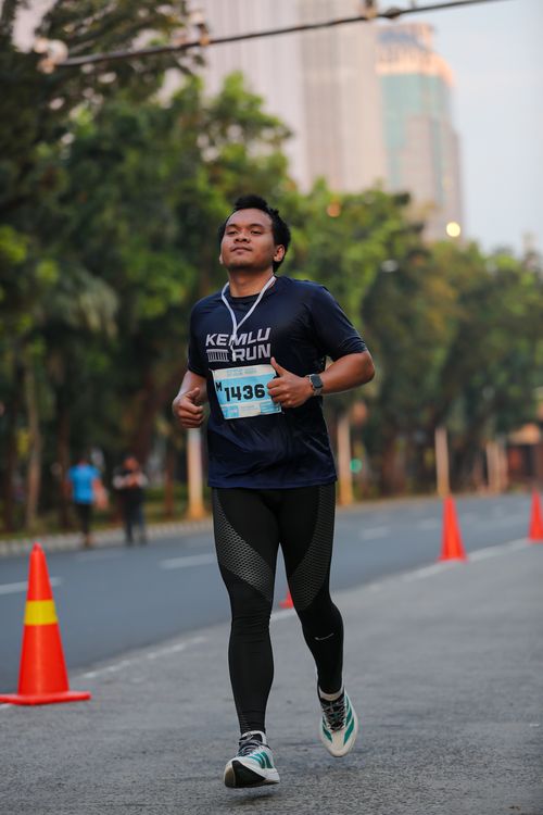 Race photo from KEMLU RUN 2025