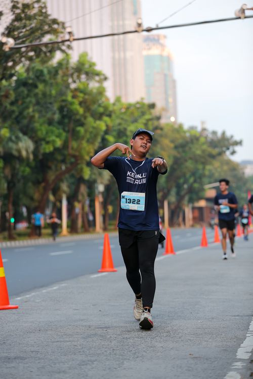 Race photo from KEMLU RUN 2025