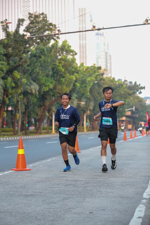 Race photo from KEMLU RUN 2025