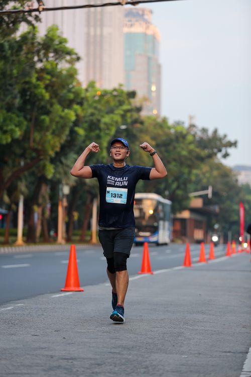 Race photo from KEMLU RUN 2025