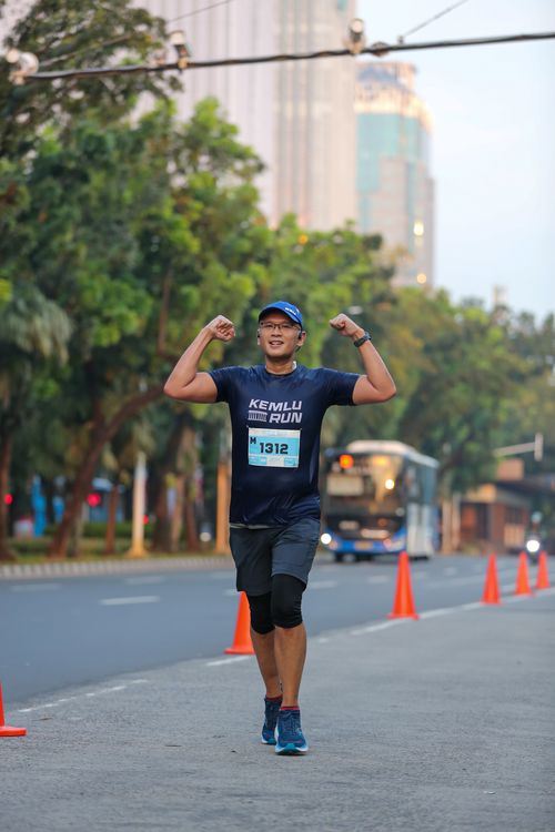 Race photo from KEMLU RUN 2025