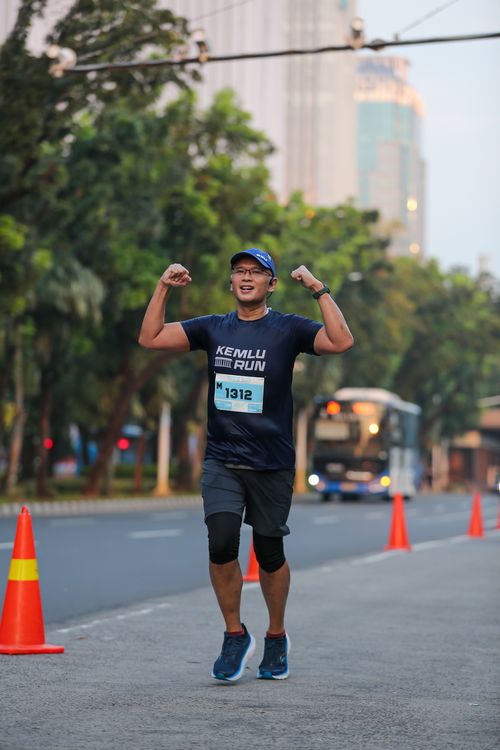 Race photo from KEMLU RUN 2025