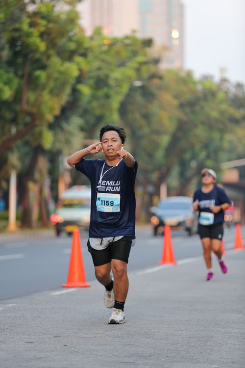 Race photo from KEMLU RUN 2025
