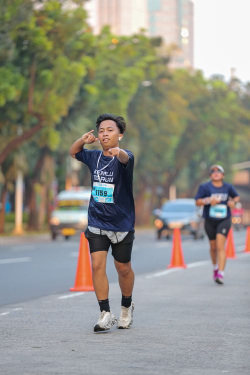 Race photo from KEMLU RUN 2025
