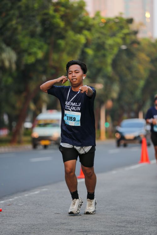 Race photo from KEMLU RUN 2025