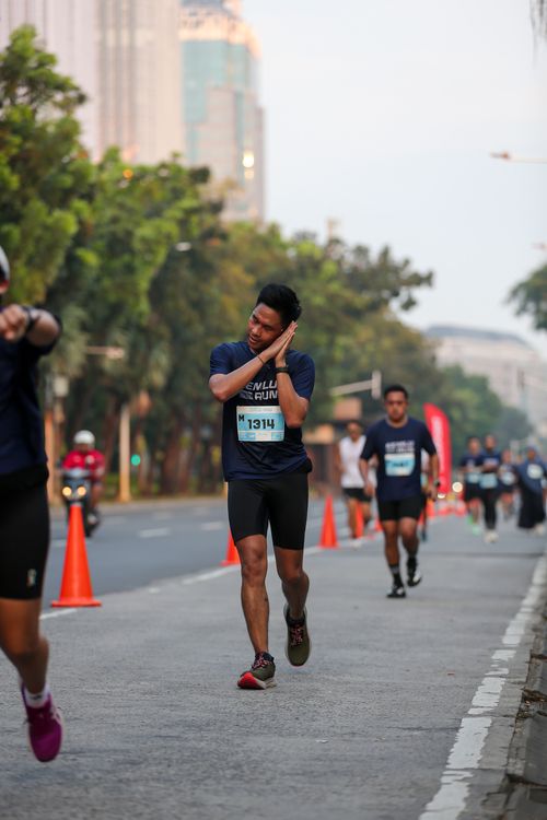 Race photo from KEMLU RUN 2025