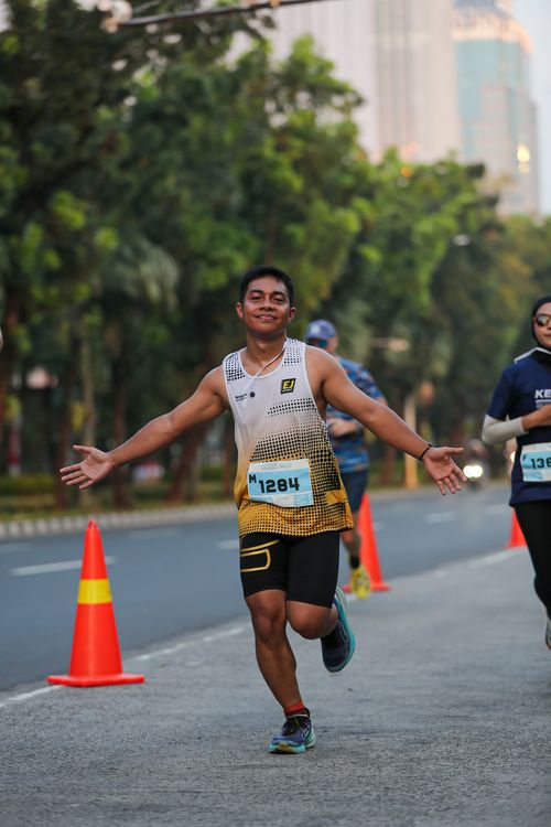 Race photo from KEMLU RUN 2025