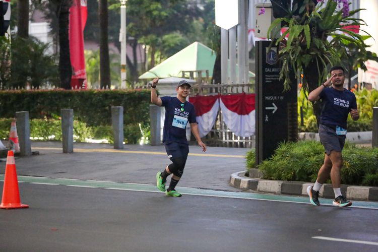 Race photo from KEMLU RUN 2025