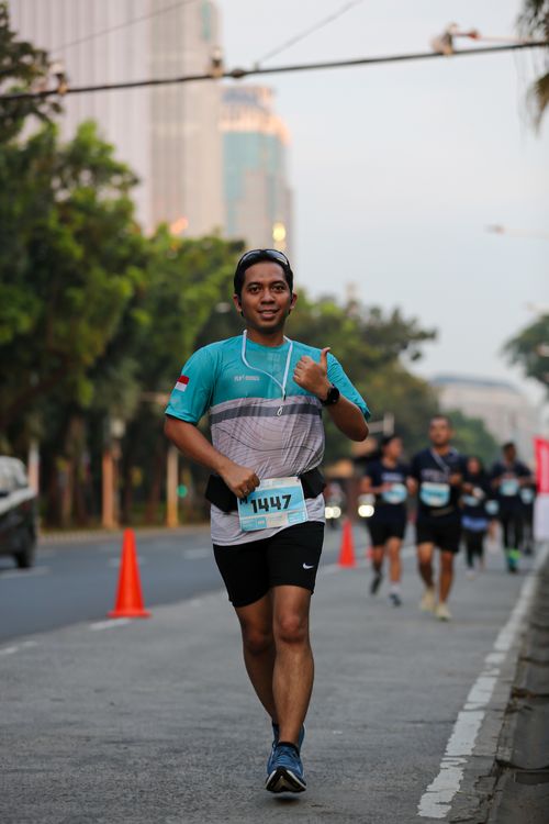 Race photo from KEMLU RUN 2025