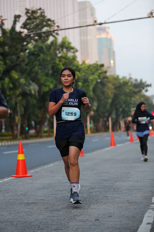 Race photo from KEMLU RUN 2025
