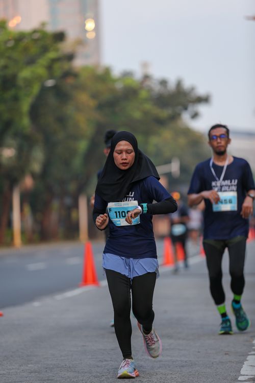 Race photo from KEMLU RUN 2025