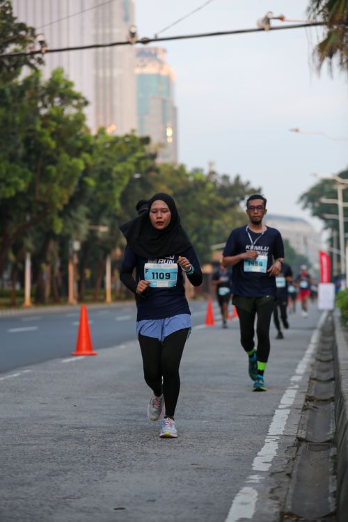 Race photo from KEMLU RUN 2025