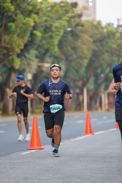 Race photo from KEMLU RUN 2025