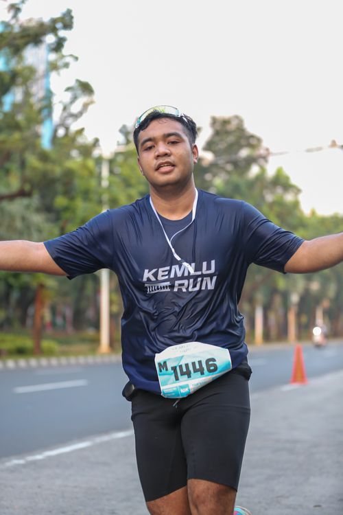 Race photo from KEMLU RUN 2025