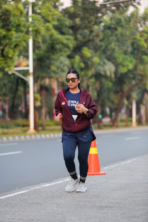 Race photo from KEMLU RUN 2025