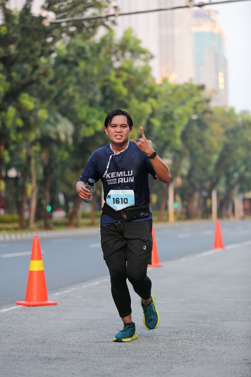 Race photo from KEMLU RUN 2025