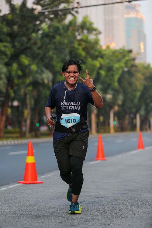 Race photo from KEMLU RUN 2025